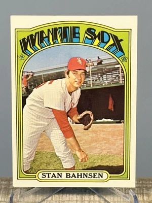 1972 Topps High Number #662 Stan Bahnsen Chicago White Sox - Image 1 of 3