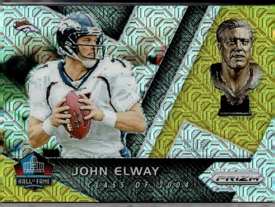 JOHN ELWAY #/10 2017 PANINI PRIZM HALL OF FAME PRIZM GOLD MOJO BRONCOS - Imagem 1 de 3