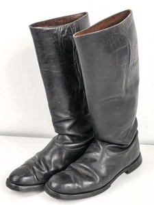 Par de botas para oficiales de la Wehrmacht. par usado, sin limpiar, suela - Imagen 1 de 11