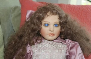 Vintage 1993 FEDERICA Vinyl Doll HUMAN HAIR HTF Lot SN - Imagen 1 de 4