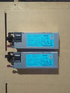 HP Enterprise 500W Plus Platinum Power Supply HSTNS-PL40 723595-201 75477-001 - Picture 1 of 2