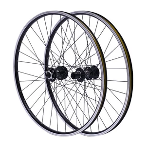 2PCS Mountain Bike Wheelset Black 27.5" Front+Rear Wheels Mountain Bike Wheels - Picture 1 of 12