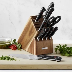 Wusthof Classic 11-Piece Knife Block Set Acacia NIB - Quick Ship! - Picture 1 of 5
