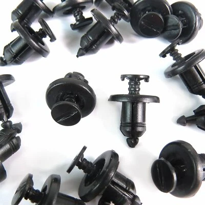 50 Pcs Bumper Trim Fastener Nylon Clip Fits For Nissan For Renault Megane Laguna - Imagem 1 de 3