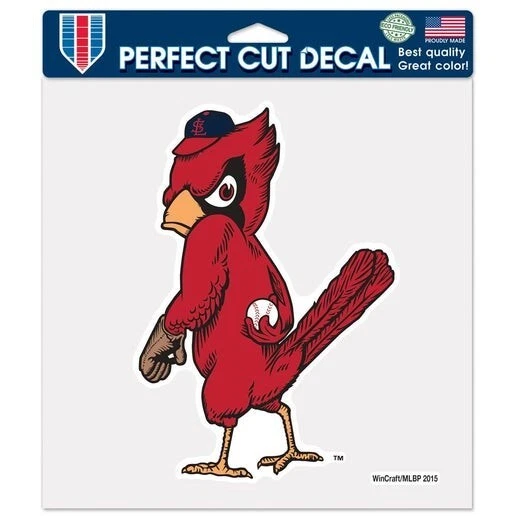 St. Louis Cardinals Angry Bird Die-Cut Decal 8x8 Inch - Image 1 of 1