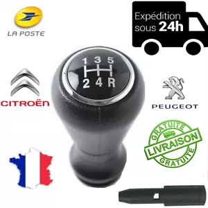 pommeau de vitesse Peugeot 106 107 206 207 306 307 308 406 Citroën Xsara Saxo C2 - Imagen 1 de 6