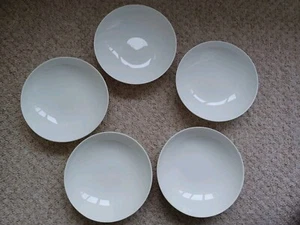 4 platos de sopa de porcelana de hueso de primera clase BRITISH AIRWAYS WEDGWOOD - Imagen 1 de 24