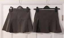 2PK Debenhams Girls Grey School Skirts ~ 5 YRS