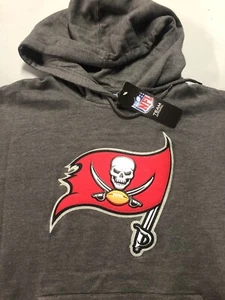 Tampa Bay Buccaneers Gray Hooded Sweatshirt Men’s Medium New With Tags - Picture 1 of 1