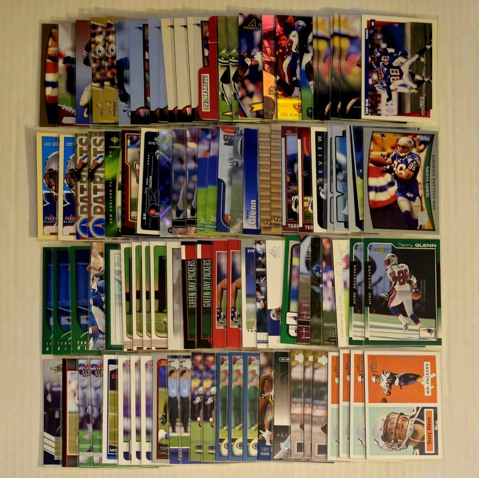 Terry Glenn Inserts Premiums Base Pick Your Card & $ave Patriots Packers Cowboys - Image 1 of 1