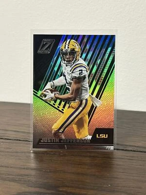 2023 Panini Chronicles Draft Picks #19 Justin Jefferson Zenith - Image 1 of 2