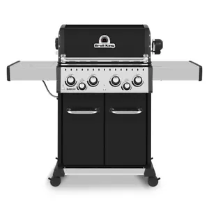Broil King Baron 490 Pro 4-Burner Gas Grill w/ Rot & Side Burner, 57in., LP - Picture 1 of 10