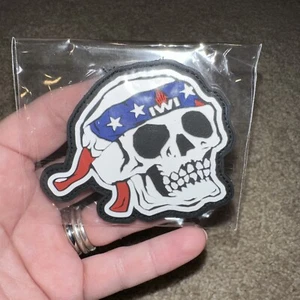Shot Show 2024 Las Vegas Israel Weapon Industries - IWI Skull Tactical Patch - Picture 1 of 2