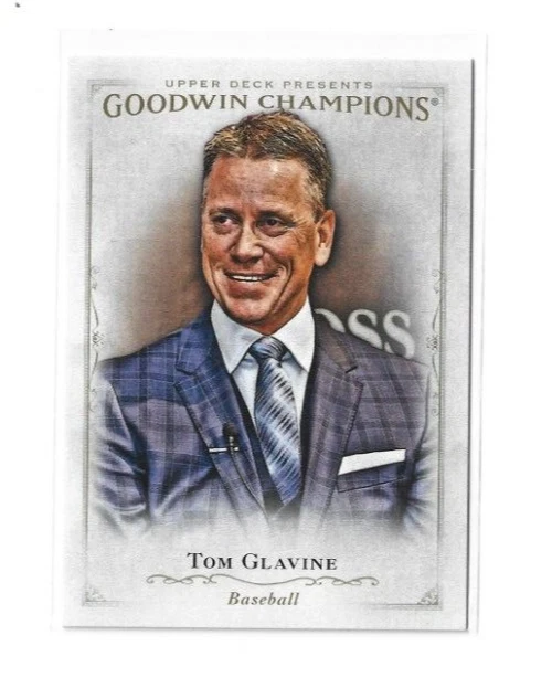 Tom Glavine 2016 Upper Deck Goodwin Champions - # 12 / Baseball! - Image 1 of 1