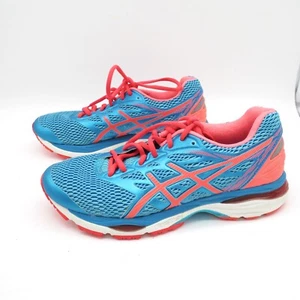 Asics Women's SZ 8 gel cumulus 18 Running Shoe Blue Coral model F910416 BJ - Picture 1 of 10