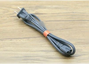 3ft US Plug I-SHENG E55943 7A 125V 2 Prong Figure 8 Power Cable Cord 0.824mm2 - Picture 1 of 6
