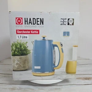 Haden Dorchester Electric Kettle 1.7L Stainless Steel Stone Blue Factory Sealed! - Picture 1 of 12
