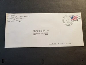 APO 09063 HEIDELBERG, GERMANY 1992 Army Cover USAREUR APO 09102 - Picture 1 of 2