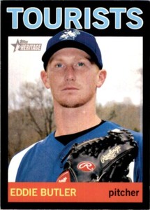 2013 Topps Heritage Minor League Black Eddie Butler 68/96 Asheville Tourists #82