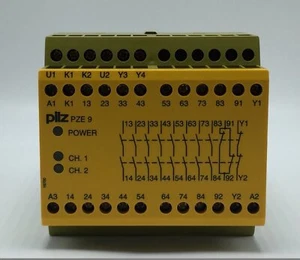  Pilz 774150 PZE 9 Safety Relay Switch 24VDC  - Picture 1 of 5
