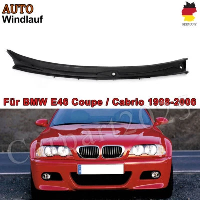 Kühlergrill 51718232894 Für BMW E46 M3 2 Door Coupe Scheibenwischer Vent Gug Neu - Bild 1 von 4