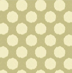 Moon Shine Static Dot FQ Quilt Fabric by Tula Pink Fee Spirit yellow - Picture 1 of 1