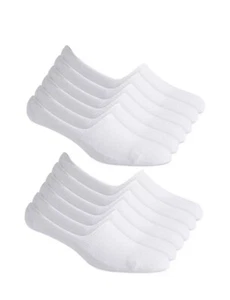 Club Room Mens No Show Socks 12 Pack White ONE SIZE - Picture 1 of 4
