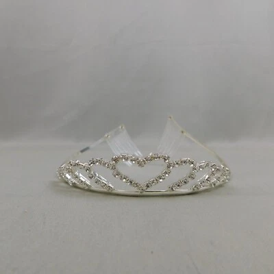Tiara princesa corazón con joyas disfraz de Halloween tocado nupcial #6320 Foto 1 de 4