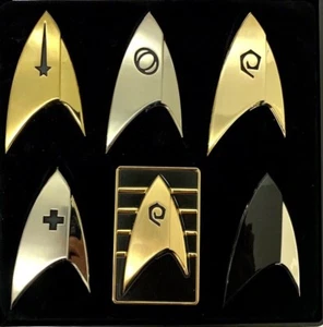 Star Trek Discovery Abzeichen offizielle Metall Replicas magnetisch Pin Badge - Picture 1 of 29