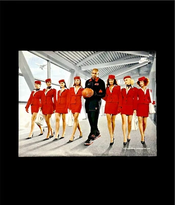 Vince Carter 2005 Nike Baloncesto VC Zapato de Vuelo Locura Original NBA Anuncio Impreso Foto 1 de 4