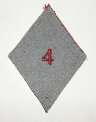 INSIGNE LOSANGE MOD.45 de la  4° COMA ( SECTION DE COMMIS OUVRIERS ) - Photo 1/2