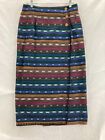 Tangibles Skirt Womens Large Boho Button up Bellow the knee