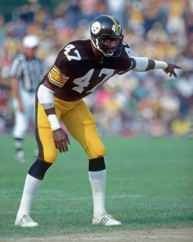 Impresión fotográfica brillante Mel Blount #47 Pittsburgh Steelers NFL 8"X10" 1-GHB Foto 1 de 1
