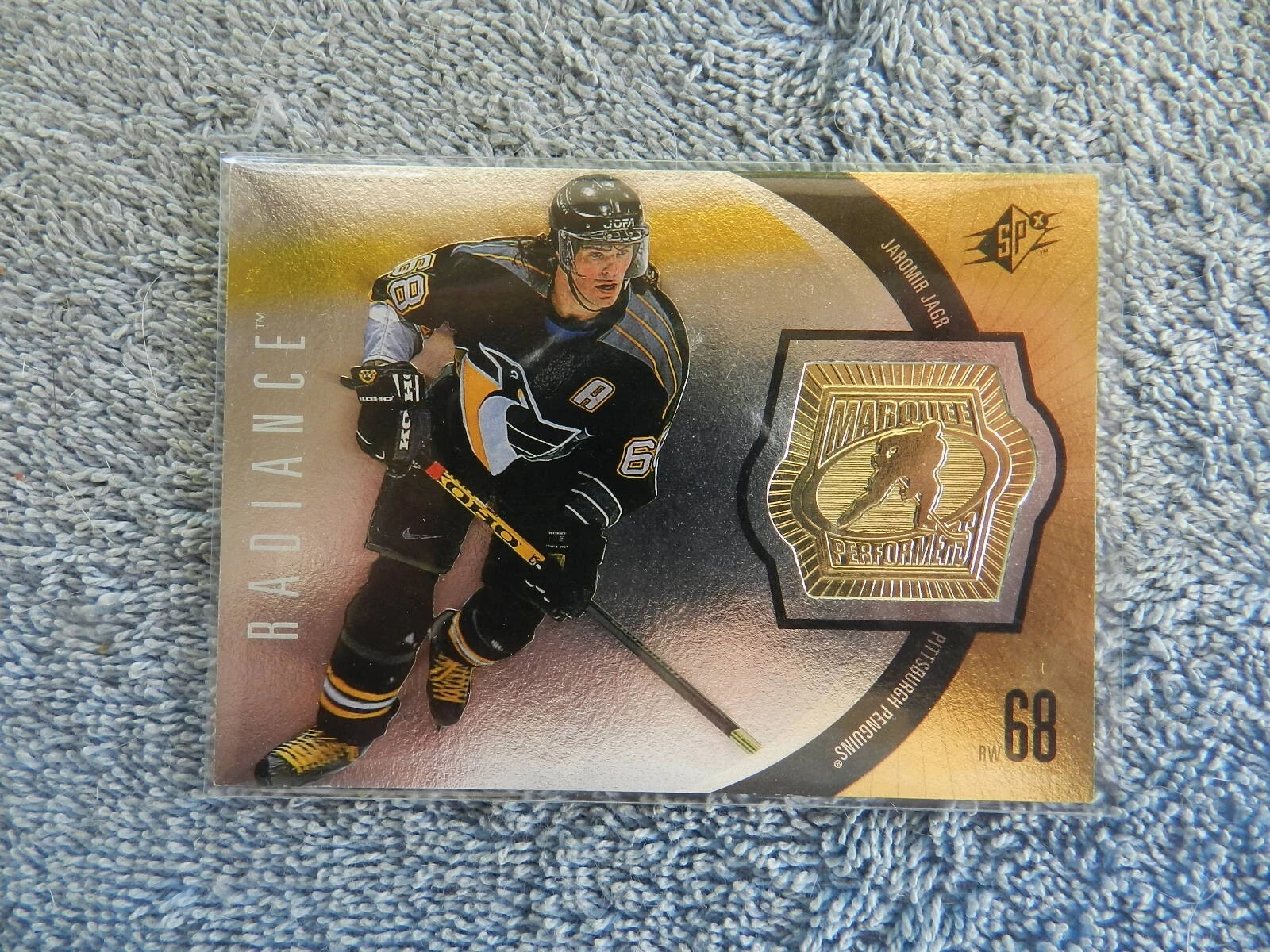 JAROMIR JAGR 1998/99 SPX FINITE RADIANCE #561/875 #165 PITTSBURGH PENGUINS