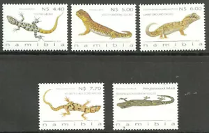 Namibia - Geckos Satz postfrisch 2009 Mi. 1321-1325 - Bild 1 von 1