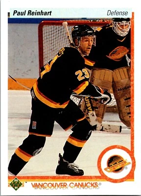 1990-91 Upper Deck - Paul Reinhart #110 - Image 1 of 2