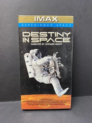 Imax Destiny In Space Narrated by Leonard Nimoy VHS Spock Sealed New - Image 1 of 4