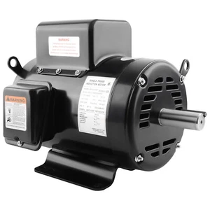 7.5HP Air Compressor Motor 184T Frame 1-1/8" Shaft Diameter 3450 RPM ODP CW/ CCW - Picture 1 of 13