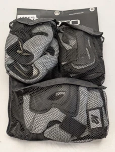 Juego de 3 almohadillas K2 Sports MOTO Protective Gear - gris negro, para hombre (mediano) - Imagen 1 de 7