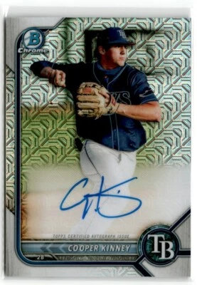 2022 Bowman Prospects Mega Box Mojo Autograph Cooper Kinney #BMA-CK Auto Tampa - Image 1 of 2