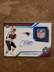 2019 Damien Harris Limited Rookie Auto NFL Sheild 1/1 READ - Picture 1 of 3