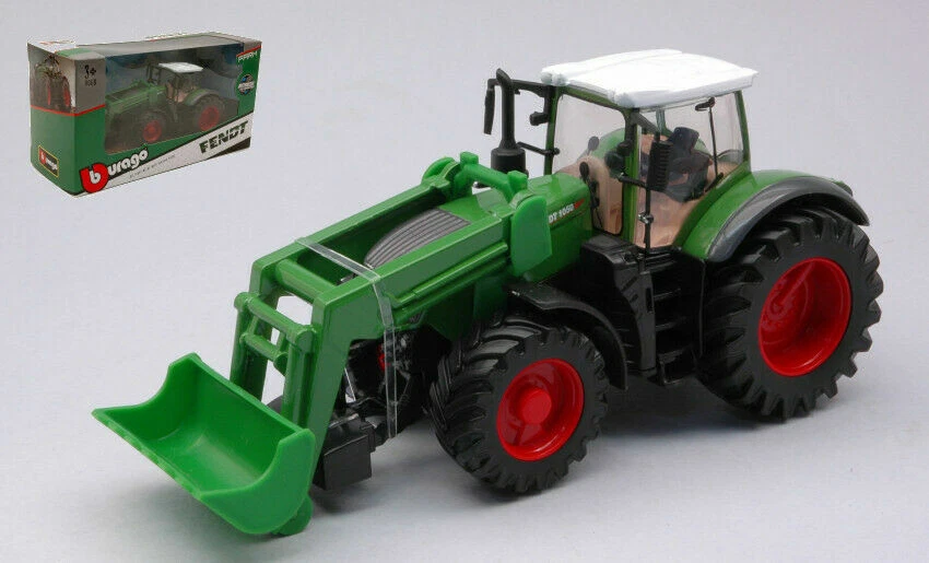 BURAGO FARM TRATTORE DIE CAST METAL FENDT 1050 CON BENNA A FRIZIONE  18-31630 - Immagine 1 di 1