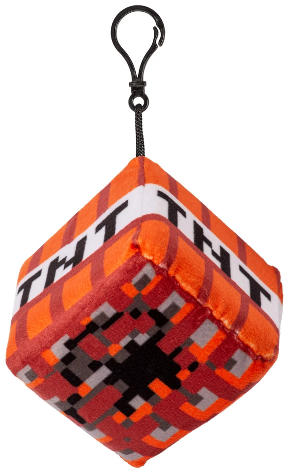 Minecraft - TNT - Plüsch Clip-on 10 cm (NEU & OVP!) - Bild 1 von 1