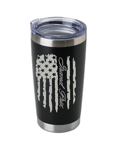 Grand Prix Flag Design Laser Engraved  20oz Stainless Steel Tumbler Fast Shippin - Picture 1 of 6