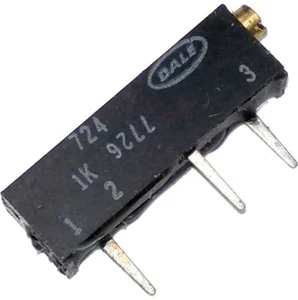 Potenciómetro Dale 3/4” (19 mm) 1 k ohmios multivuelta cermet recortadora 20 vueltas - Imagen 1 de 2