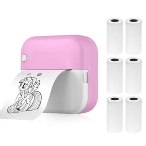 Thermal Printer Multifunction Portable Sticker Maker Instant Photo P4L4 - Picture 1 of 12