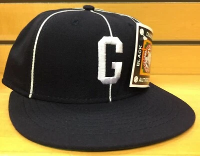 7 1/4 Nuevo Con Etiquetas De Colección Ligas Negras Béisbol Hamilton Gris Lana Gorra Años 90 Foto 1 de 4
