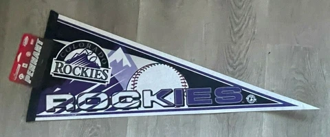 MLB Baseball Felt Full Size Pennant Choose a Team Cover