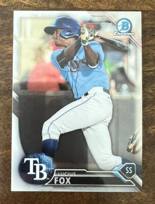 2016 Bowman Draft Chrome #BDC-200 Lucius Fox Rays - Image 1 of 2