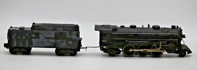 Lionel Postwar 1666 Steam Locomotive & Whistle Tender – O Gauge 1:48 - Image 1 of 4